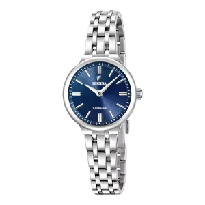 Festina Damenuhr Mademoiselle F20744/5 Edelstahl, Blau