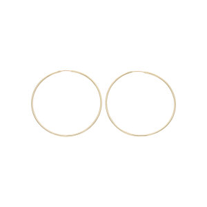 Gold Creolen ca.45mm ø Gold 585 Second Hand...