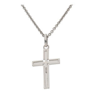 Kreuz Anhänger Silber 925 rhodiniert JL20-02-1318...