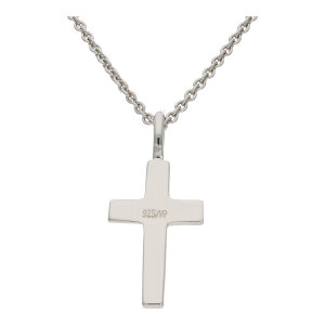 Kettenanhänger Kreuz Silber 925 mattiert...