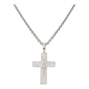 Kreuz Anhänger in 925 Silber rhodiniert...