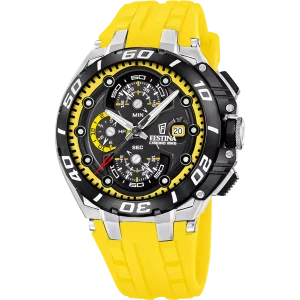 Festina Herrenuhr Chrono Bike F20755/5 Silikon, Gelb
