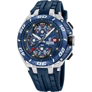 Festina Herrenuhr Chrono Bike F20755/4 Edelstahl,...