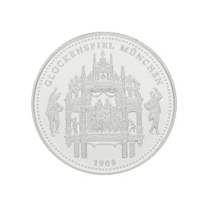 Silbermünze 16,9 Gramm Silber 500/000 Glockenspiel...
