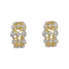 Damen Ohrringe Gold 750 mit Brillanten, bereits getragen, Second Hand 25326364 wie neu
