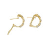 Damen Ohrringe Gold 750 mit Brillanten, bereits getragen, Second Hand 25326364 wie neu