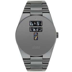 Storm Herren Armbanduhr Oston 47556-IP-GY Edelstahl, IP...