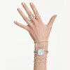 Swarovski Ring Set Hyperbola Cocktailring 5740413 Rundschliff, Weiß, Metallmix, Größe 52