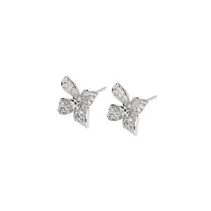 Mabina Ohrstecker Silber 925 Zirkonia 563983 Blume, My...
