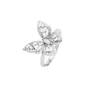 Mabina Damen Ring Schmetterling Silber 925 Zirkonia...
