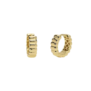 Mabina Creolen Silber 925 Goldplattiert 563969 Jane