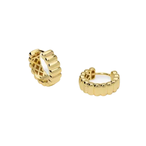 Mabina Creolen Silber 925 Goldplattiert 563969 Jane