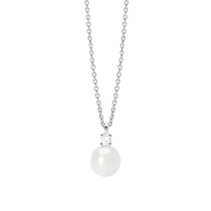 Mabina Collier Silber 925 Süßwasserperle Labor...