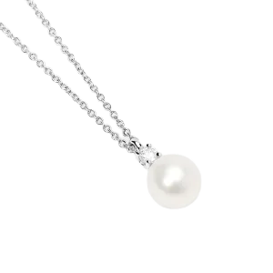 Mabina Collier Silber 925 Süßwasserperle Labor...