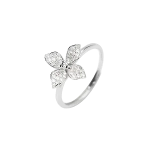 Mabina Damen Ring Silber 925 Zirkonia 523519 Blume...