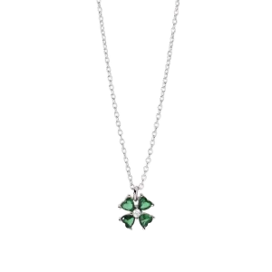 Mabina Collier Silber 925 Synthetische Smaragte 553697...