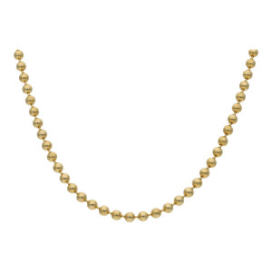 Kugelkette Gold 750 Second Hand wie neu 25326375 getragen