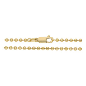 Kugelkette Gold 750 Second Hand wie neu 25326375 getragen