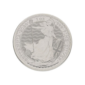 Silbermünze 999 Feinsilber Britannia 2026 1 Unze...