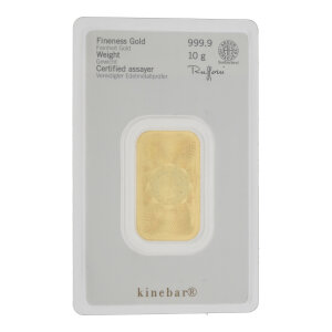 Heraeus Goldbarren 10 Gramm 999 Feingold GB-KB-10.0G-AGH-EGS