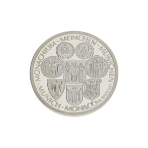 Silbermünze 20 Gramm Feinsilber 999 Münchner...