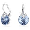 Swarovski Ohrhänger V Drop 5734234 Rundschliff, Blau