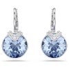 Swarovski Ohrhänger V Drop 5734234 Rundschliff, Blau