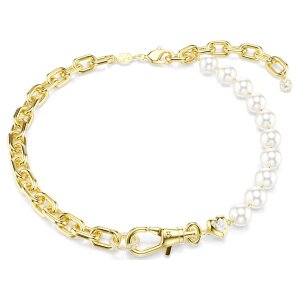 Swarovski Halskette Idyllia 5743993 Goldplattiert