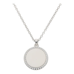 Collier Silber 925 Rund Zirkonia JL53-05-0033 JuwelmaLux