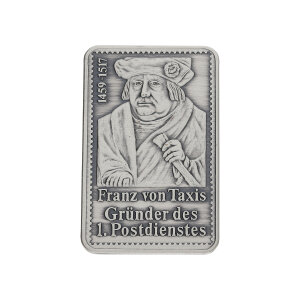 Silberbarren Briefmarke 16,8 Gramm Feinsilber 999 Franz...