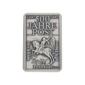 Silberbarren Briefmarke 16,8 Gramm Feinsilber 999 Franz...