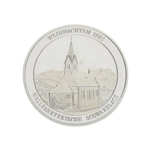 Silbermünze 14,6 Gramm Feinsilber 999 Weihnachten...