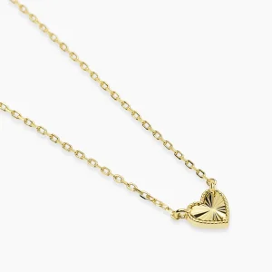 Mabina Collier 925 Goldplattiert 553906 Herz