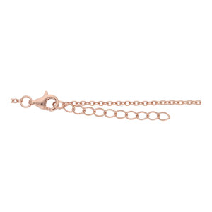 Collier Silber 925 Roségold plattiert...