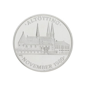 Silbermünze 14,3 Gramm Altötting 999,9...