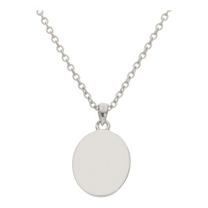 Collier Oval Silber 925 rhodiniert JL53-05-0043 JuwelmaLux