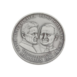 Silbermünze 999 Feinsilber "Seligsprechung 1987...