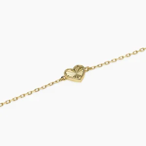 Mabina Silberarmband 925 Vergoldet mit Herz 534170