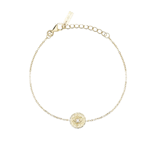 Mabina Silberarmband 925 Augenanhänger mit Zirkonia...