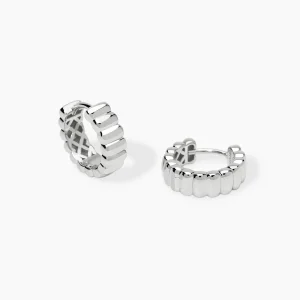 Mabina Creolen in Silber 925, rhodiniert 563968