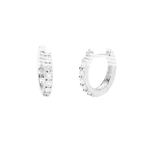 Mabina Creolen Silber 925 mit Labor Diamanten 0.30 Karat...