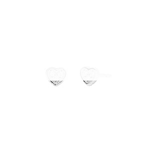 Mabina Ohrstecker Herz Silber 925 Labor Diamant 563990 My...