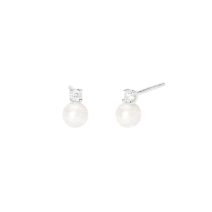 Mabina Ohrstecker Silber 925 Süßwasser...