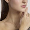 Mabina Ohrstecker Silber 925 Süßwasser Zuchtperlen & Labor Diamanten 563954 My Diamonds