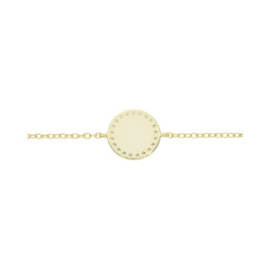 Armband Silber 925 Gold plattiert Zirkonia JL53-03-0069...