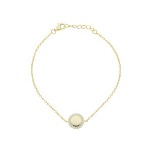 Armband Silber 925 Goldplattiert Zirkonia JL53-03-0069...