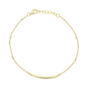 Armband Silber 925 Gold plattiert JL53-03-0073 JuwelmaLux