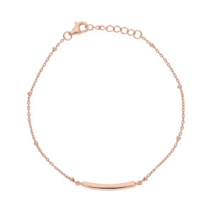 Armband Silber 925 Roségold plattiert JL53-03-0074...