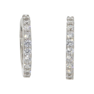 Creolen Silber 925 Zirkonia JL20-06-1373 JuwelmaLux