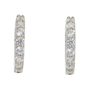 Creolen Silber 925 Zirkonia JL20-06-1374 JuwelmaLux